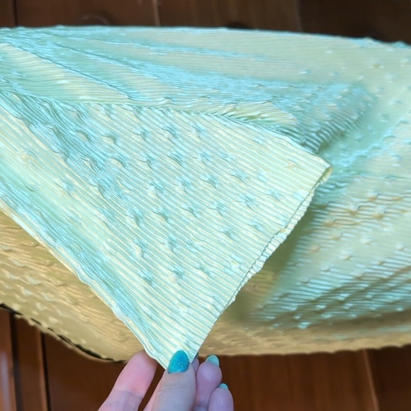 Jamie Sadock Lime Bubble Print Short Sleeve Ribbed Golf Top Size XL - Picture 7 of 13